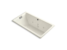 Load image into Gallery viewer, KOHLER K-856-H2-96 Tea-for-Two 66&quot; x 36&quot; drop-in whirlpool with end drain and heater without trim

