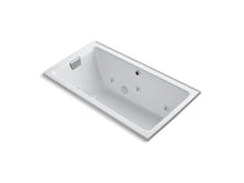 Load image into Gallery viewer, KOHLER K-856-LH-0 Tea-for-Two 66&quot; x 36&quot; alcove whirlpool with left-hand drain and heater without trim
