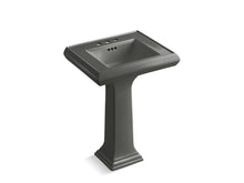 Load image into Gallery viewer, KOHLER 2238-4 Memoirs Classic 24&quot; pedestal bathroom sink with 4&quot; centerset faucet holes
