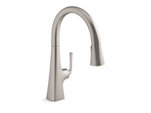 Load image into Gallery viewer, KOHLER K-22062 Graze Pull-down kitchen sink faucet with three-function sprayhead
