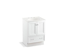 Load image into Gallery viewer, KOHLER K-99514-TK-1WA Damask 24&quot; bathroom vanity cabinet with toe kick, 2 doors and 1 drawer

