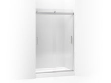Load image into Gallery viewer, KOHLER K-706010-L Levity Sliding shower door, 74&quot; H x 44-5/8 - 47-5/8&quot; W, with 3/8&quot; thick Crystal Clear glass and blade handles

