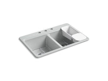 Load image into Gallery viewer, KOHLER K-8679-3A2 Riverby 33&quot; top-mount double-bowl workstation kitchen sink
