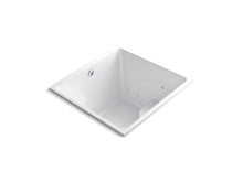 Load image into Gallery viewer, KOHLER 1969-XHGH-0 Underscore Cube 48&quot; X 48&quot; Heated Bubblemassage Air Bath With Whirlpool, Center Drain in White
