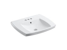 Load image into Gallery viewer, KOHLER K-2381-4-0 Kelston Drop-in bathroom sink with 4&quot; centerset faucet holes
