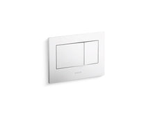 Load image into Gallery viewer, KOHLER 8857-0 Bevel Flush Actuator Plate For 2&quot;X4&quot; In-Wall Tank And Carrier System in White
