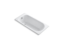 Load image into Gallery viewer, KOHLER 941-0 Soissons 59&quot; X 28&quot; Drop-In Bath With Reversible Drain in White
