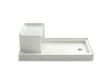 Load image into Gallery viewer, KOHLER K-1978 Tresham 60&quot; x 36&quot; single threshold right-hand drain shower base with integral left-hand seat
