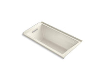 Load image into Gallery viewer, KOHLER K-1167-GLW-96 Underscore Rectangle 60&quot; x 30&quot; alcove BubbleMassage(TM) Air Bath with Bask heated surface and left-hand drain
