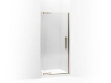 Load image into Gallery viewer, KOHLER 705708-L-ABV Pinstripe Pivot Shower Door, 72-1/4&quot; H X 36-1/4 - 38-3/4&quot; W, With 3/8&quot; Thick Crystal Clear Glass in Anodized Brushed Bronze
