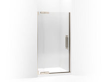 Load image into Gallery viewer, KOHLER 705709-L-ABV Pinstripe Pivot Shower Door, 72-1/4&quot; H X 39-1/4 - 41-3/4&quot; W, With 3/8&quot; Thick Crystal Clear Glass in Anodized Brushed Bronze
