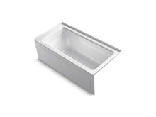 Load image into Gallery viewer, KOHLER K-1946-RAW Archer 60&quot; x 30&quot; alcove bath with Bask heated surface, integral apron, integral flange, and right-hand drain
