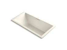 Load image into Gallery viewer, KOHLER K-1834-W1 Underscore 72&quot; x 36&quot; drop-in bath with Bask heated surface and center drain

