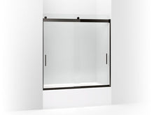 Load image into Gallery viewer, KOHLER K-706163-L Levity Sliding bath door, 62&quot; H x 56-5/8 - 59-5/8&quot; W, with 5/16&quot; thick Crystal Clear glass
