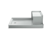 Load image into Gallery viewer, KOHLER K-1979 Tresham 60&quot; x 36&quot; single threshold left-hand drain shower base with integral right-hand seat
