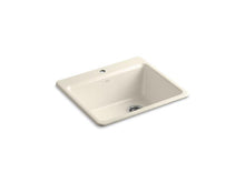 Load image into Gallery viewer, KOHLER K-5872-1A1-47 Riverby 25&quot; x 22&quot; x 9-5/8&quot; top-mount single-bowl kitchen sink with sink rack
