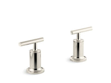 Load image into Gallery viewer, KOHLER K-T14429-4 Purist Deck- or wall-mount bath faucet handle trim with lever design
