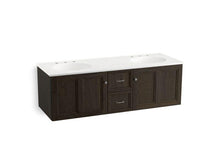 Load image into Gallery viewer, KOHLER K-99524-1WC Damask 60&quot; wall-hung bathroom vanity cabinet with 2 doors and 2 drawers
