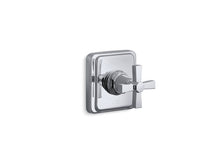 Load image into Gallery viewer, KOHLER K-T13174-3A Pinstripe Valve trim with Pure design cross handle for volume control valve, requires valve
