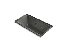 Load image into Gallery viewer, KOHLER K-1167-RH2-58 Underscore Rectangle 60&quot; x 30&quot; alcove whirlpool with integral flange and right-hand drain
