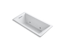 Load image into Gallery viewer, KOHLER K-1822-GVBCW-0 Underscore Rectangle 66&quot; x 32&quot; drop-in VibrAcoustic + BubbleMassage(TM) Air Bath with Bask(TM) heated surface and chromatherapy
