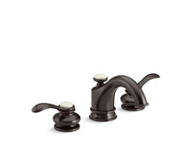 Load image into Gallery viewer, KOHLER 12265-4-2BZ Fairfax Widespread Bathroom Sink Faucet With Lever Handles in Oil-Rubbed Bronze
