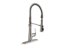 Load image into Gallery viewer, KOHLER K-29106 Bellera Semi-professional kitchen sink faucet with three-function sprayhead
