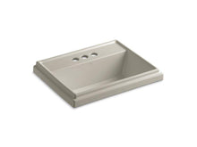 Load image into Gallery viewer, KOHLER K-2991-4-G9 Tresham Rectangle Drop-in bathroom sink with 4&quot; centerset faucet holes
