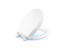 Load image into Gallery viewer, KOHLER 75758-RL Cachet Nightlight ReadyLatch Quiet-Close round-front toilet seat
