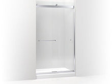 Load image into Gallery viewer, KOHLER K-706169-L-SHP Levity sliding shower door, 82&quot; H x 44-5/8 - 47-5/8&quot; W, with 5/16&quot; thick Crystal Clear glass and towel bars
