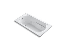 Load image into Gallery viewer, KOHLER K-1357-H Devonshire 60&quot; x 32&quot; drop-in whirlpool bath with end drain and heater
