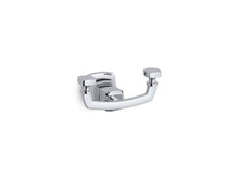 Load image into Gallery viewer, KOHLER 16256-CP Margaux Double Robe Hook in Polished Chrome
