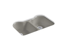 Load image into Gallery viewer, KOHLER K-5818-5U-47 Hartland 33&quot; x 22&quot; x 9-5/8&quot; Undermount double-equal kitchen sink with 5 faucet holes
