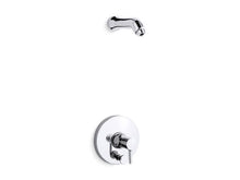 Load image into Gallery viewer, KOHLER T8977-4L-CP Toobi Rite-Temp(R) Shower Trim Set With Push-Button Diverter, Less Showerhead in Polished Chrome
