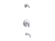 Load image into Gallery viewer, KOHLER K-TLS45104-4 Alteo Rite-Temp bath and shower valve trim with lever handle and spout, less showerhead

