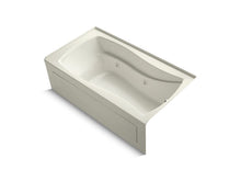 Load image into Gallery viewer, KOHLER K-1224-RAW Mariposa 66&quot; x 36&quot; alcove whirlpool bath with Bask heated surface, integral apron, integral flange, and right-hand drain
