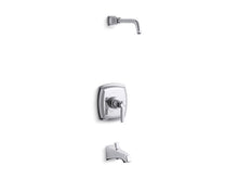 Load image into Gallery viewer, KOHLER K-TLS16225-4 Margaux Rite-Temp bath and shower valve trim with lever handle and NPT spout, less showerhead
