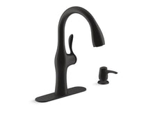 Load image into Gallery viewer, KOHLER K-R45350-SD Alma Pull-down kitchen faucet with soap/lotion dispenser
