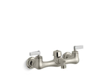 Load image into Gallery viewer, KOHLER 8905-RP Knoxford Double Lever Handle Service Sink Faucet With 2-1/4&quot; Vacuum Breaker Threaded Spout in Rough Plate
