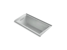 Load image into Gallery viewer, KOHLER K-1167-GLW-95 Underscore Rectangle 60&quot; x 30&quot; alcove BubbleMassage(TM) Air Bath with Bask heated surface and left-hand drain
