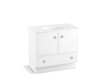 Load image into Gallery viewer, KOHLER K-99506-TK-1WA Jacquard 36&quot; bathroom vanity cabinet with toe kick, 2 doors and 1 drawer
