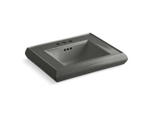 Load image into Gallery viewer, KOHLER K-2239-4 Memoirs Pedestal/console table bathroom sink basin with 4&quot; centerset faucet holes
