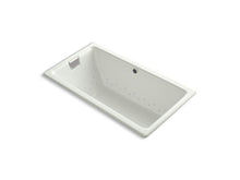 Load image into Gallery viewer, KOHLER K-856-GBN-NY Tea-for-Two 66&quot; x 36&quot; drop-in BubbleMassage air bath with Vibrant Brushed Nickel airjet finish
