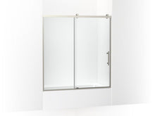 Load image into Gallery viewer, KOHLER K-702253-10L Rely 62-1/2&quot; H sliding bath door with 3/8&quot;-thick glass
