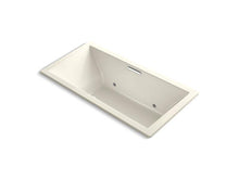 Load image into Gallery viewer, KOHLER K-1835-GCR-96 Underscore Rectangle 72&quot; x 36&quot; drop-in BubbleMassage(TM) Air Bath with chromatherapy and center drain
