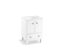 Load image into Gallery viewer, KOHLER K-99501-LG-1WA Jacquard 24&quot; bathroom vanity cabinet with furniture legs, 2 doors and 1 drawer
