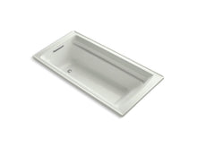 Load image into Gallery viewer, KOHLER K-1125-W1 Archer 72&quot; x 36&quot; drop-in bath with Bask heated surface and end drain
