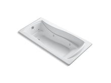 Load image into Gallery viewer, KOHLER K-1257-CB Mariposa 72&quot; x 36&quot; drop-in whirlpool bath with end drain and custom pump location
