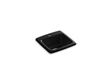 Load image into Gallery viewer, KOHLER 6015-1-7 Gimlet 15-1/4&quot; X 15-1/4&quot; X 6-1/2&quot; Top-Mount Bar Sink With Single Faucet Hole in Black
