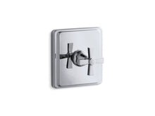 Load image into Gallery viewer, KOHLER K-T13173-3A Pinstripe Valve trim with Pure design cross handle for thermostatic valve, requires valve
